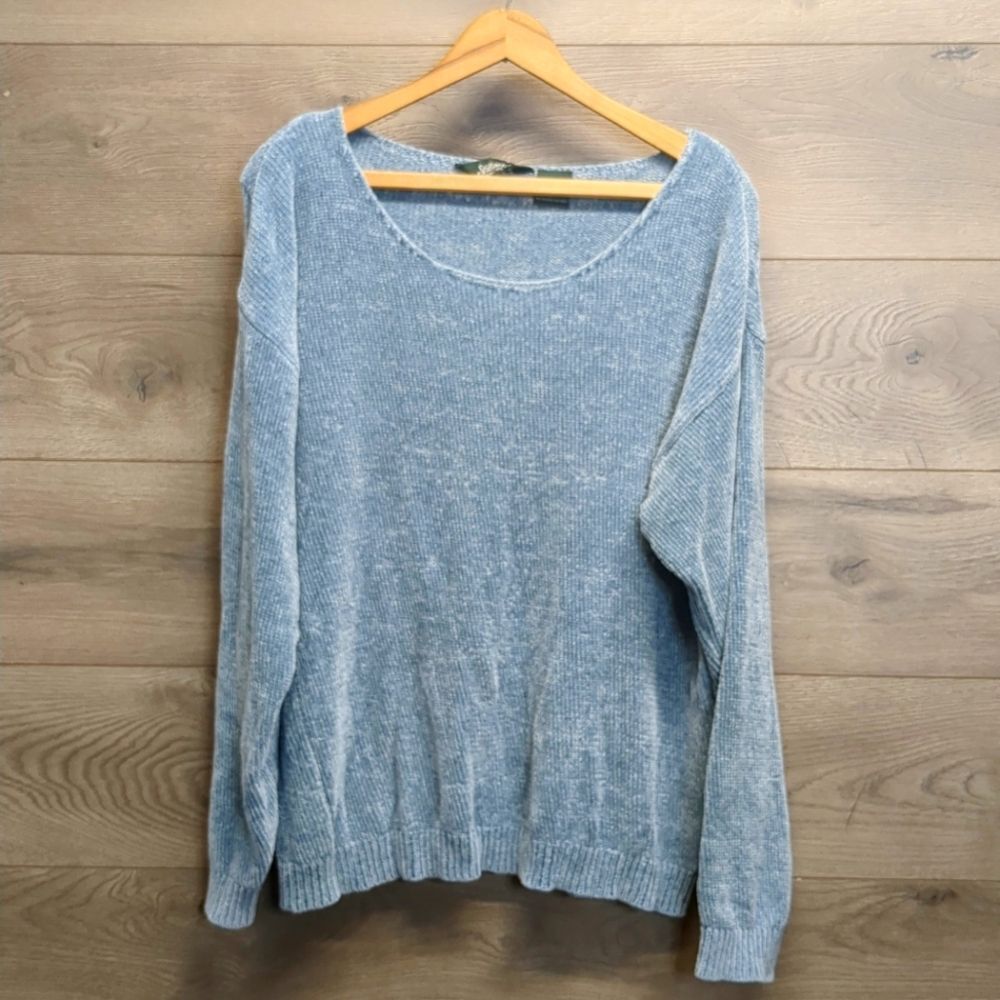 Stillwater Supply Co Baby Blue Pullover Sweater Womens 2X Plus Size Soft Cozy